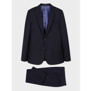 PAUL SMITH THE SOHO - TAILORED-FIT NAVY WOOL 'A SUIT TO TRAVEL IN’ SIZE 38R